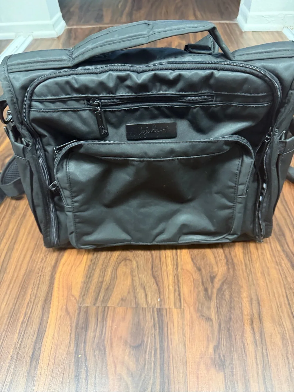 JuJuBe B.F.F. Convertible Diaper Bag Backpack / Messenger – Classic Black